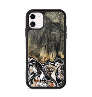 iPhone 11 Wood Phone Case - Kesha (Black & White, 809055)