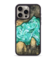 iPhone 15 Pro Max Wood Phone Case - Aidan (Green, 809057)