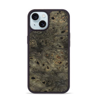 iPhone 15 Wood Phone Case - Deirdre (Wood Burl, 809081)