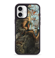 iPhone 16 Plus Wood Phone Case - Jair (Green, 809126)