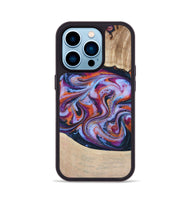 iPhone 14 Pro Wood Phone Case - Wesson (Blue, 809150)