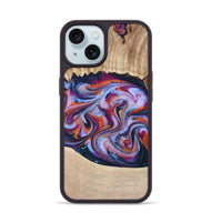 iPhone 15 Wood Phone Case - Wesson (Blue, 809150)