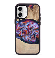 iPhone 16 Plus Wood Phone Case - Wesson (Blue, 809150)