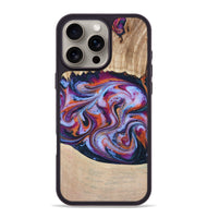 iPhone 16 Pro Max Wood Phone Case - Wesson (Blue, 809150)