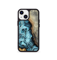 iPhone 13 mini Wood Phone Case - Madilyn (Blue, 809154)