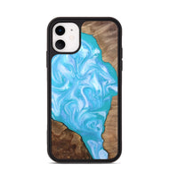 iPhone 11 Wood Phone Case - Baylee (Blue, 809155)