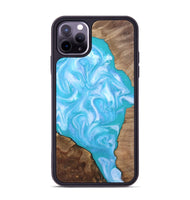 iPhone 11 Pro Max Wood Phone Case - Baylee (Blue, 809155)