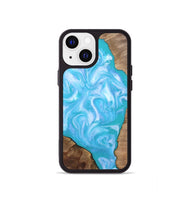 iPhone 13 mini Wood Phone Case - Baylee (Blue, 809155)