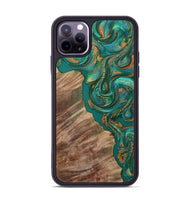 iPhone 11 Pro Max Wood Phone Case - Katie (Green, 809159)