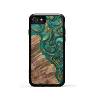 iPhone SE Wood Phone Case - Katie (Green, 809159)