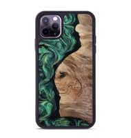 iPhone 11 Pro Max Wood Phone Case - Aracely (Green, 809161)
