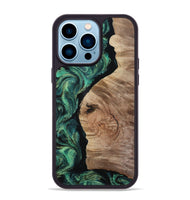iPhone 14 Pro Max Wood Phone Case - Aracely (Green, 809161)
