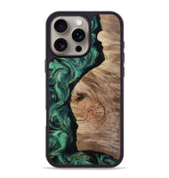 iPhone 16 Pro Max Wood Phone Case - Aracely (Green, 809161)