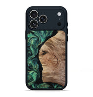 iPhone 17 Pro Max Wood Phone Case - Aracely (Green, 809161)