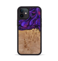 iPhone 12 Wood Phone Case - Garnett (Purple, 809220)