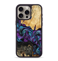 iPhone 15 Pro Max Wood Phone Case - Elinor (Purple, 809221)