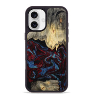 iPhone 16 Plus Wood Phone Case - Adonis (Red, 809223)