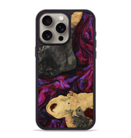 iPhone 15 Pro Max Wood Phone Case - Aleena (Red, 809224)