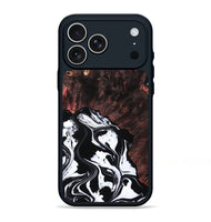 iPhone 17 Pro Max Wood Phone Case - Marisol (Black & White, 809225)