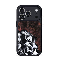 iPhone 17 Pro Wood Phone Case - Marisol (Black & White, 809225)