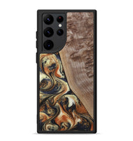 Galaxy S22 Ultra Wood Phone Case - Lyla (Black & White, 809228)