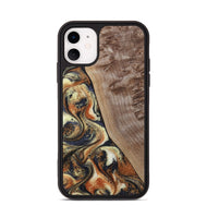 iPhone 11 Wood Phone Case - Lyla (Black & White, 809228)