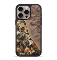 iPhone 15 Pro Max Wood Phone Case - Lyla (Black & White, 809228)