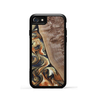 iPhone SE Wood Phone Case - Lyla (Black & White, 809228)