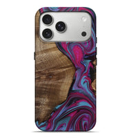 iPhone 17 Pro Max Wood Live Edge Phone Case - Corbin (Red, 809249)