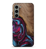 Galaxy S23 Plus Wood Live Edge Phone Case - Raymon (Red, 809253)