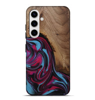 Galaxy S25 Plus Wood Live Edge Phone Case - Raymon (Red, 809253)