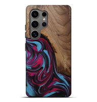 Galaxy S25 Ultra Wood Live Edge Phone Case - Raymon (Red, 809253)