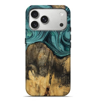 iPhone 17 Pro Max Wood Live Edge Phone Case - Coleson (Green, 809263)
