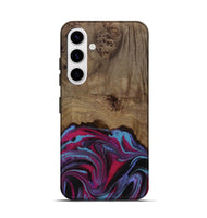 Galaxy S25 Wood Live Edge Phone Case - Atlas (Purple, 809267)