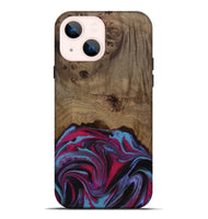 iPhone 14 Plus Wood Live Edge Phone Case - Atlas (Purple, 809267)