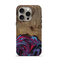 iPhone 16 Pro Wood Live Edge Phone Case - Atlas (Purple, 809267)