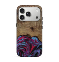 iPhone 17 Pro Wood Live Edge Phone Case - Atlas (Purple, 809267)