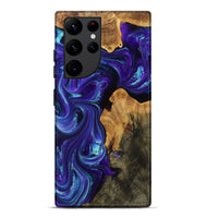 Galaxy S22 Ultra Wood Live Edge Phone Case - Alayah (Purple, 809272)