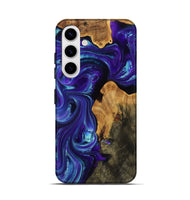 Galaxy S25 Wood Live Edge Phone Case - Alayah (Purple, 809272)