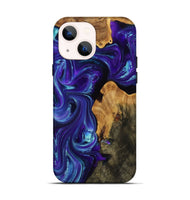 iPhone 14 Wood Live Edge Phone Case - Alayah (Purple, 809272)