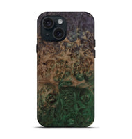 iPhone 15 Wood Live Edge Phone Case - Rachael (Wood Burl, 809297)