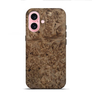 iPhone 16 Wood Live Edge Phone Case - Susana (Wood Burl, 809298)