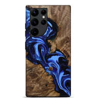Galaxy S22 Ultra Wood Live Edge Phone Case - Keri (Blue, 809303)