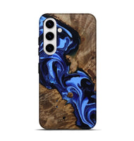 Galaxy S25 Wood Live Edge Phone Case - Keri (Blue, 809303)