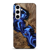 Galaxy S25 Plus Wood Live Edge Phone Case - Keri (Blue, 809303)