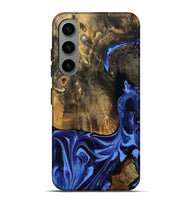 Galaxy S24 Plus Wood Live Edge Phone Case - Aylani (Blue, 809307)