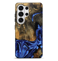 Galaxy S26 Ultra Wood Live Edge Phone Case - Aylani (Blue, 809307)