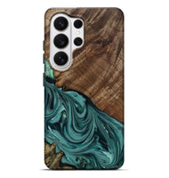 Galaxy S26 Ultra Wood Live Edge Phone Case - Anjali (Green, 809308)