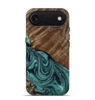 iPhone 17 Air Wood Live Edge Phone Case - Anjali (Green, 809308)