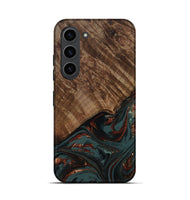 Galaxy S23 Wood Live Edge Phone Case - Melissa (Red, 809309)